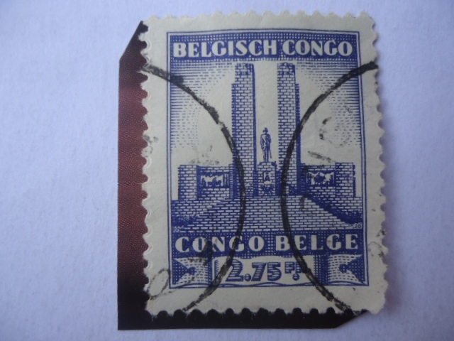 Congo Belga - Monumento del Rey Alberto I de Bélgica (1875-1934)