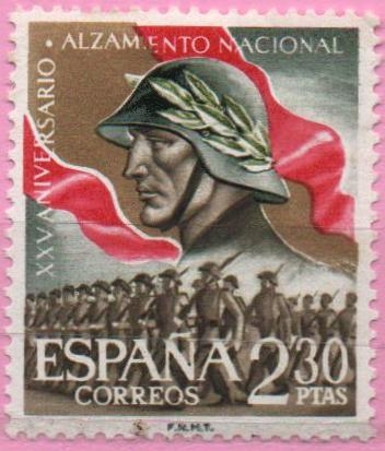 XXV aniversario dl Alzamiento Nacional 