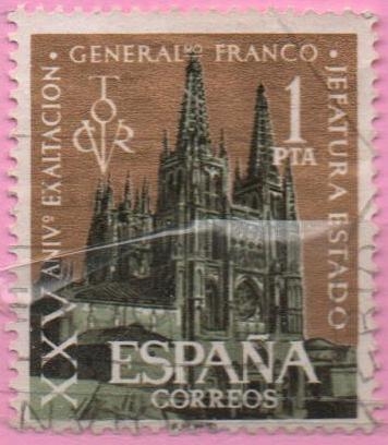 XXV aniversario d´l´exaltacion dl General Franco a la Jefarura dl Estado