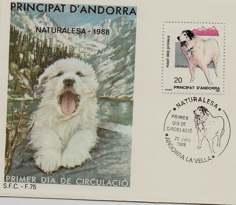 Naturaleza  - perros - mastín de los pirineos  SPD