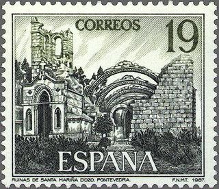 2901 - Turismo - Ruinas de Santa Maria d'Ozo (Pontevedra)