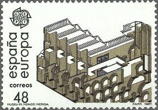 2905 - Europa -Artes modernas - Arquitectura - Museo Nacional de Arte Romano de Mérida (Badajoz)
