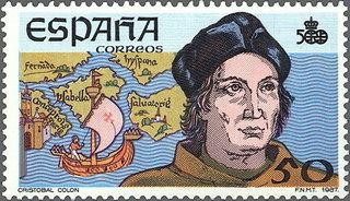 2923 - V Centenario del Descubrimiento de América - Cristóbal Colón