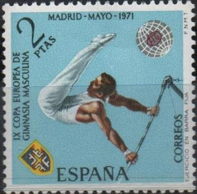 IX Campeonato europeo d´gimnasia masculina 