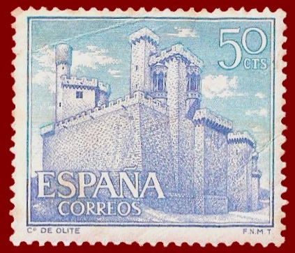 Edifil 1741 Castillo de Olite 0,50 NUEVO