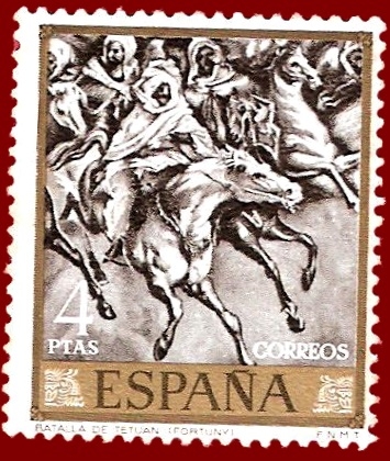 Edifil 1862 Batalla de Tetuán (Fortuny) 4 NUEVO