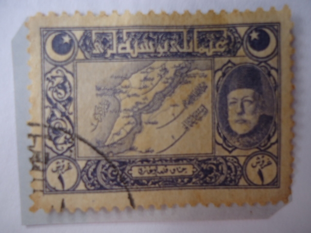 Mehmed V - Mapa de Dardanelles - Serie: 1917/8 Vienna