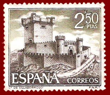 Edifil 1883 Castillo de Villasobroso 2,50 NUEVO