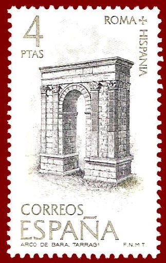 Edifil 2187 Roma Hispania Arco de Bara 4 NUEVO