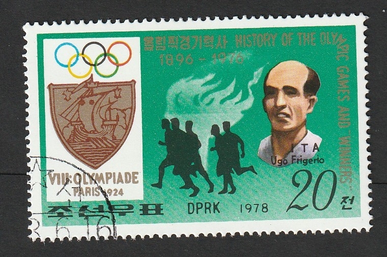 1501 F - Ugo Frigerio, atletismo. Medalla de oro en las Olimpiadas de Paris 1924