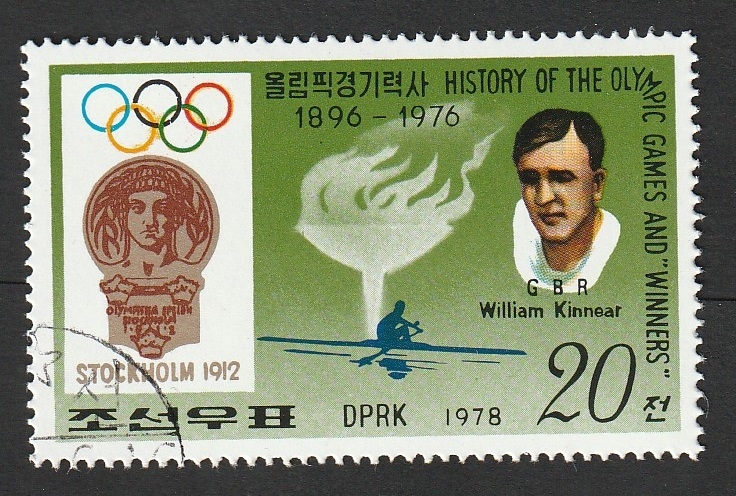 1501 D - William Kinnear, regatas, Medalla de oro en las Olimpiadas de Estocolmo 1912