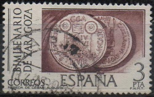 Bimilenario d´Zaragoza Moneda d´Sesar Augusto 