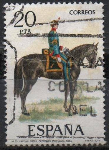 Capitan d´Artilleria Sesion Montadas