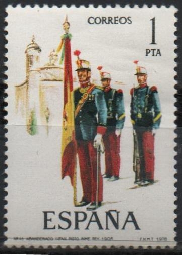 Abanderado d´Infanteria Regimiento Inmemorial dl Rey
