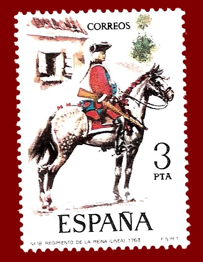 Edifil 2239 Fusilero del regimiento de Vitoria 1766 5 NUEVO