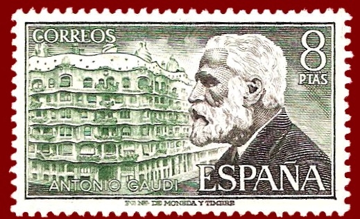 Edifil 2241 Antonio Gaudí 8 NUEVO