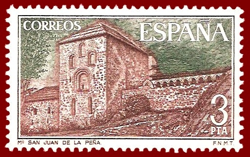 Edifil 2297 Monasterio San Juan de la Peña 3 NUEVO
