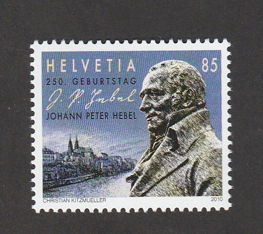 200 Aniv. del nacimiento de Johan Peter Hebel