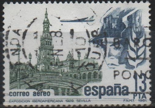 Correo Aereo, Plaza d´España Sevilla