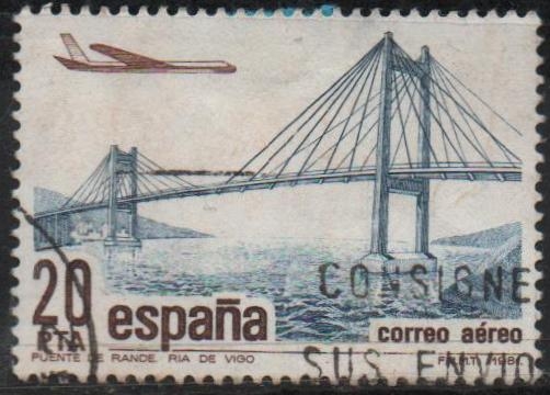 Correo Aereo, Puente d´Rande Sobre la ria d´Vigo