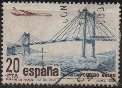 Correo Aereo, Puente d´Rande Sobre la ria d´Vigo