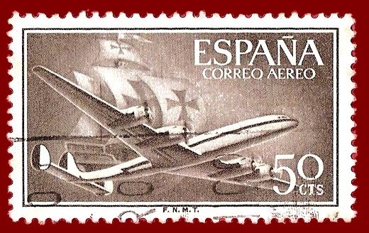 Edifil 1170 Superconstellation 0,50 aéreo