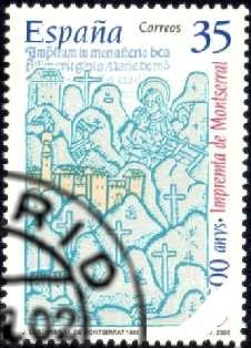 3696 - 500 años de la imprenta de Montserrat