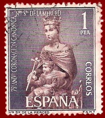 Edifil 1523 Coronación Ntra. Sra. de la Merced 1