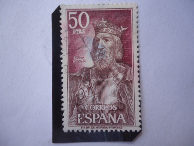 Ed:Es 2073 - Fernán González (910-969) Conde de Castilla.