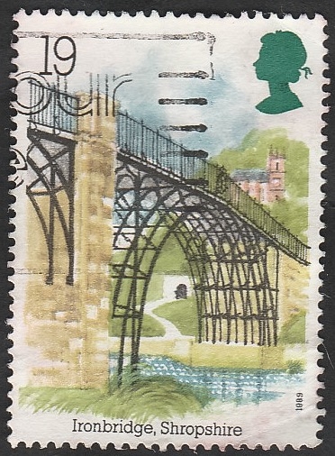 1384 - Puente metálico sobre el Severn, en Coalbrookdale (Shrapshire)