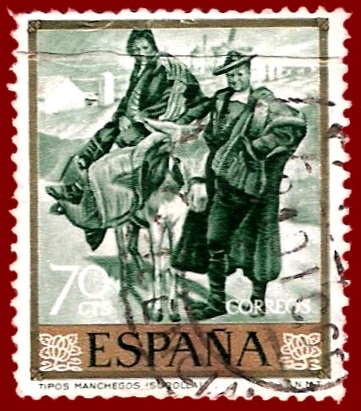 Edifil 1568 Tipos manchegos (Sorolla) 0,70