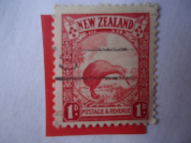 Kiwi Marrón (Apteryx australls) Postage Revenue