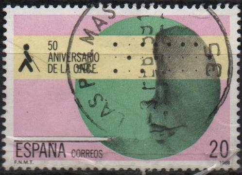 50º aniversario d´l´organizacion nacional d´ciegos Españoles ONCE
