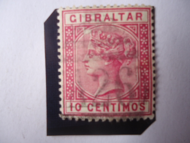 Queen Victoria (Busto hacia la Iq.) Serie:Queen Victoria 1889-1898. - Moneda Española 10 céntimos.