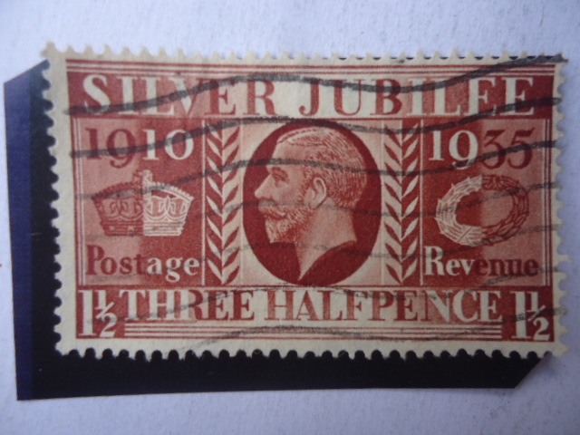 Silver Jubilee, 1910-1935 - Bodas de Plata.King George V- One Penny-Postage Revenue