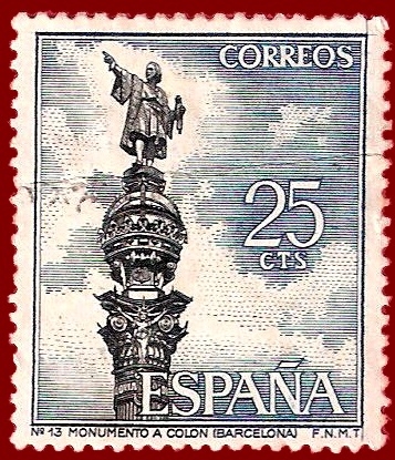 Edifil 1643 Monumento a Colón 0,25