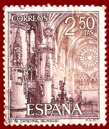 Edifil 1649 Catedral de Burgos 2,50