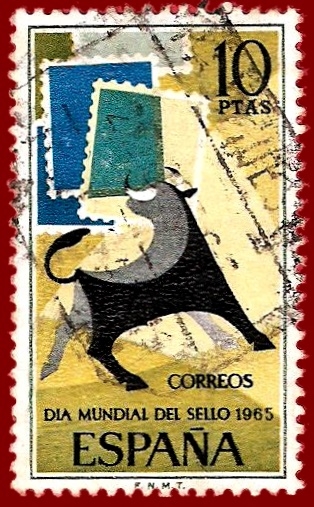 Edifil 1669 Día mundial del sello 1965 10