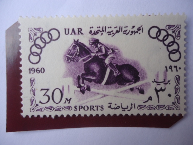 Juegos Olímpicos de Verano 1960-Roma 1960-Carrera de Ostáculos -Equitación.