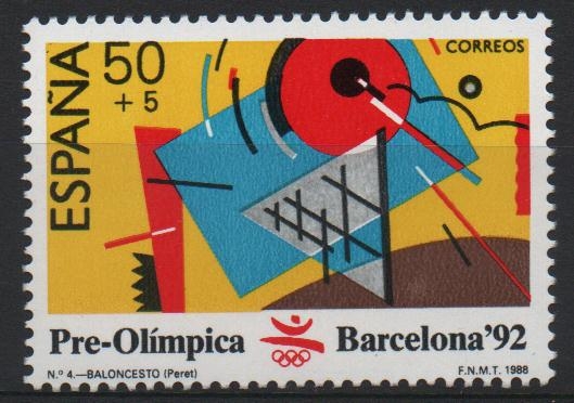 JUEGOS  PRE-OLÍMPICOS  BARCELONA  1992.  BALONCESTO.