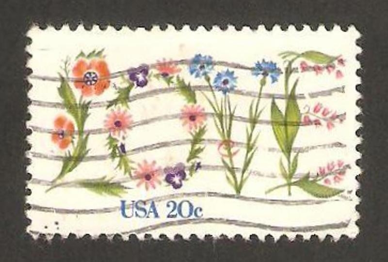 1378 - Love con flores
