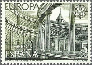 2474 - Euro CEPT - Palacio de Carlos V, Granada