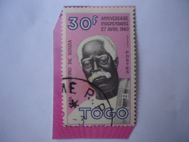 Pa, Augustino de Souza (1867-1960) Aniversario de la Independencia, 27 de Abril de 1960.