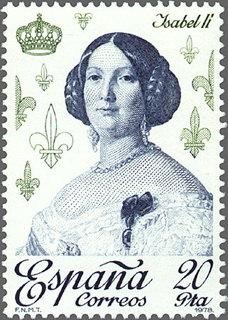 2502 - Reyes de España, Casa de Borbón - Isabel II