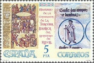 2506 - Milenario de la Consagración de la Tercera Basílica del Monasterio de Santa María de Ripoll