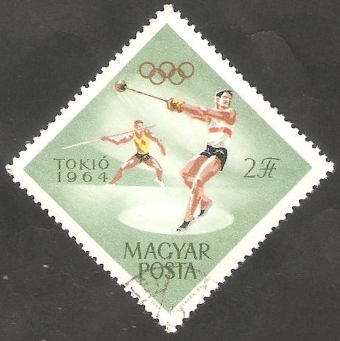 1656 - Olimpiadas de Tokyo, lanzamiento de martillo