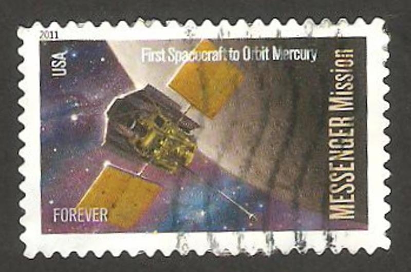 4362 - Primera nave espacial en la orbita de Mercurio