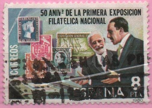 50 aniversario d´l´Primera Exposicion Filatelica Nacional 