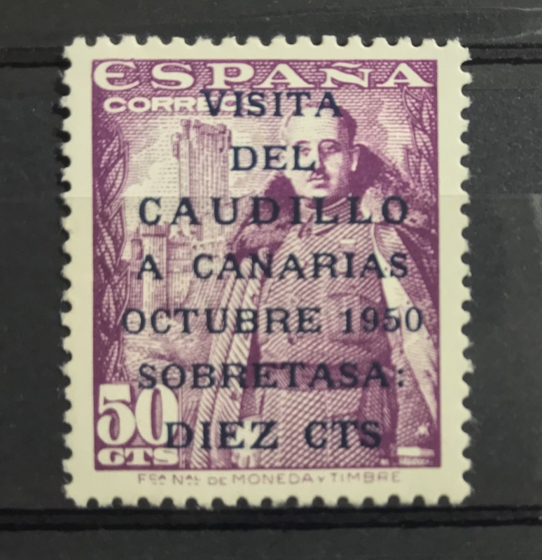 Visita del Caudillo a canarias 1950