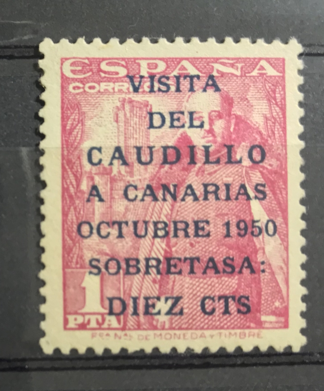 Visita del Caudillo a canarias 1950